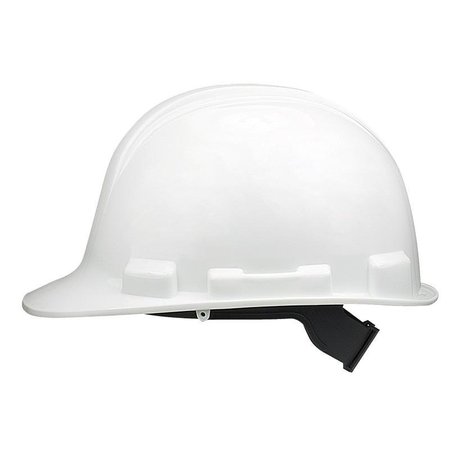 MSA SAFETY SAFETY WORKS SWX00344 Hard Hat, 4Point Textile Suspension, HDPE Shell, White, Class E SWX00344-01